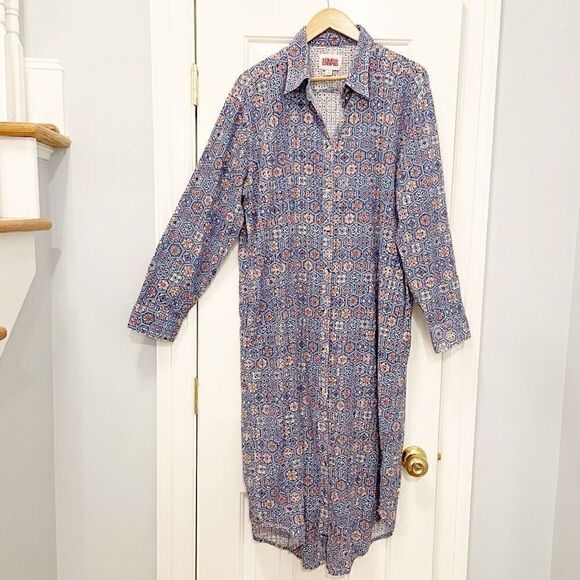 Solid & Striped The Eyelet Oxford Maxi Dress Size XL Swim Cover Up $250.00 - Picture 8 of 11